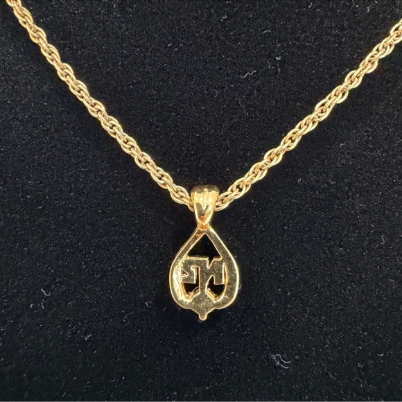 EUC Nina Ricci NR Crystal Teardrop Pendant Necklace - Picture 3 of 8